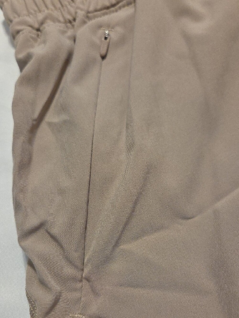Tahari Mauve-Taupe Elastic-Waist Pull-On Shorts - Picture 3 of 7